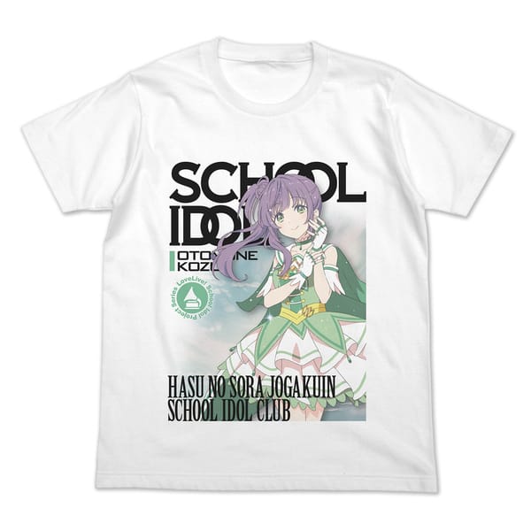 ラブライブ!蓮ノ空女学院スクールアイドルクラブ 乙宗梢 フルカラーTシャツ オフィシャルカードゲームVer. WHITE-S