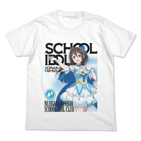 ラブライブ!虹ヶ咲学園スクールアイドル同好会 桜坂しずく フルカラーTシャツ オフィシャルカードゲームVer. WHITE-M