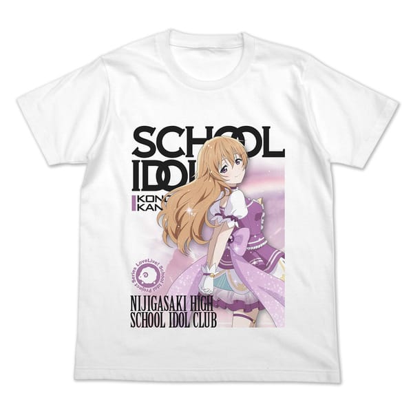 ラブライブ!虹ヶ咲学園スクールアイドル同好会 近江彼方 フルカラーTシャツ オフィシャルカードゲームVer. WHITE-M