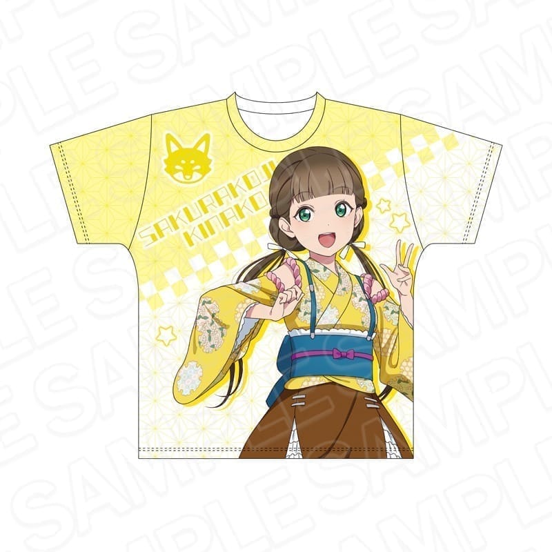 ラブライブ!スーパースター!! フルグラフィックTシャツ 桜小路きな子 和風ドレス ver