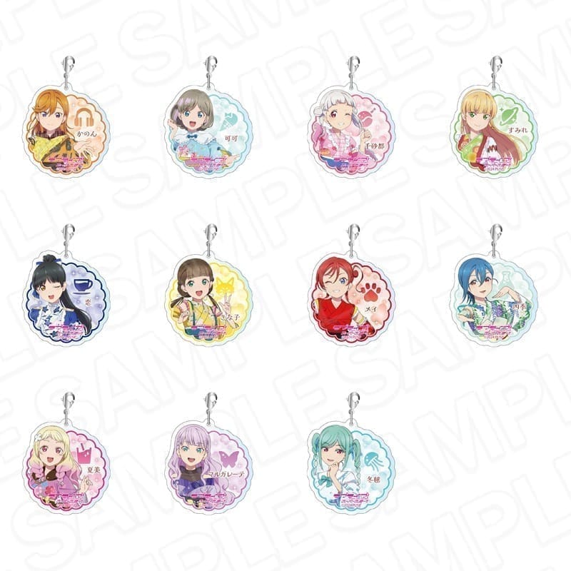 ラブライブ!スーパースター!! アクリルチャームストラップ 和風ドレス ver 11個入り1BOX