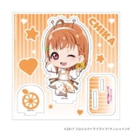 ラブライブ!サンシャイン!! アクリルスタンドプレート 01 宇宙ver. 高海 千歌 ミニキャライラスト>