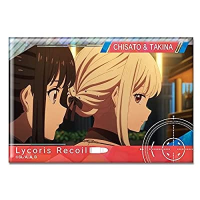 リコリス・リコイル ホログラム缶バッジ Ver.2 デザイン23 錦木千束&井ノ上たきな F