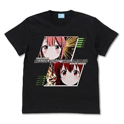 まちカドまぞく 2丁目 まちカドまぞく 光vs闇 Tシャツ/BLACK-S