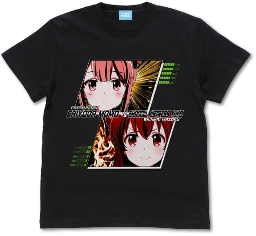 まちカドまぞく 2丁目 まちカドまぞく 光vs闇 Tシャツ/BLACK-L