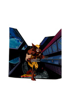 マーベル・コミック 1/10スケール「シーン・フィギュア」#004 ウルヴァリン(ジム・リー/X-Men Vol.2 #1)