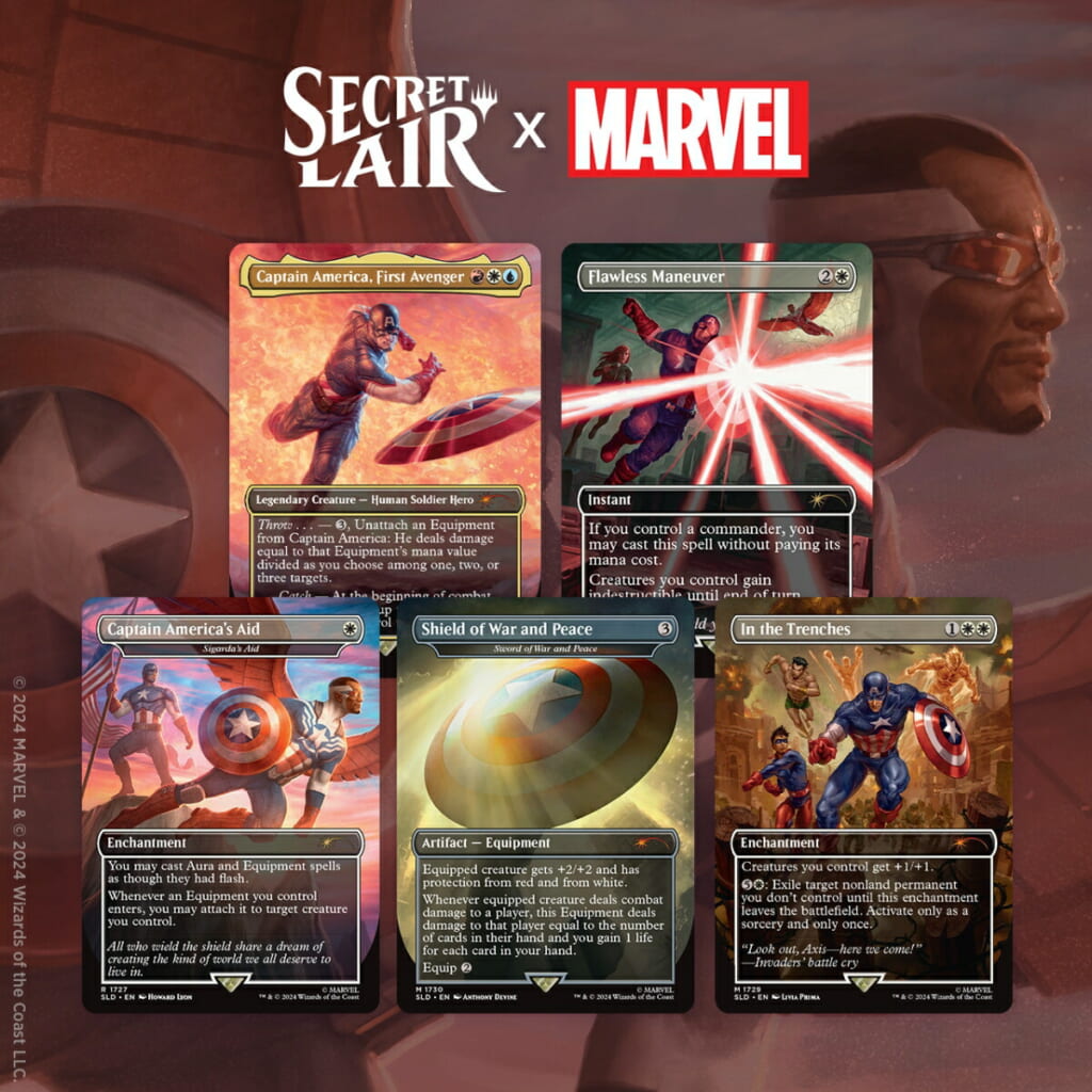 マジック:ザ・ギャザリング Marvel Superdrop Secret Lair x Marvel's Captain America