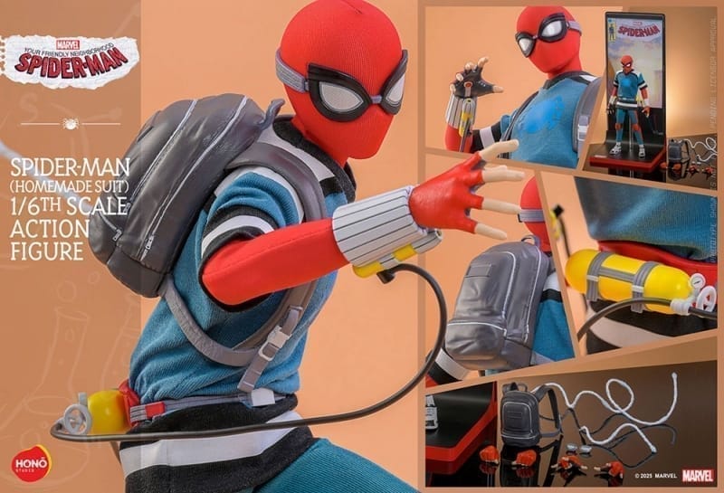 【炎スタジオ】 スパイダーマン:フレンドリー・ネイバーフッド 1/6スケールフィギュア スパイダーマン(ホームメイド・スーツ)