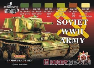 WWII ソ連陸軍カラーセット (塗料)