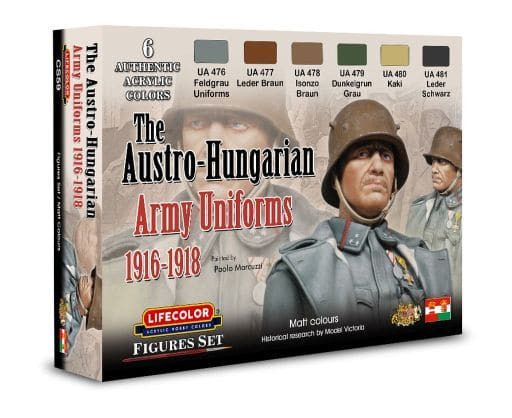 第一次世界大戦 オーストリア=ハンガリー帝国軍制服カラーセット1916～1918