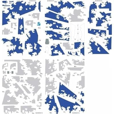 1/32 Su-27P1M フランカーB ウクライナ デジタル迷彩 塗装マスクシール (トランぺッター用) [HAD32001]