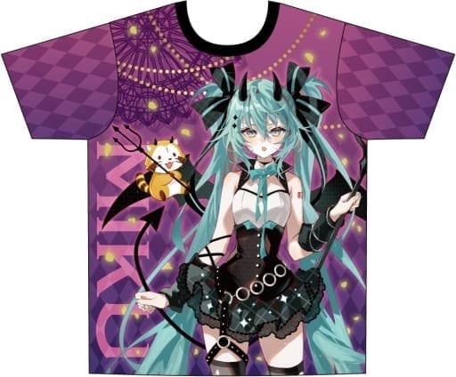 初音ミク×ラスカル 2023 フルグラフィックTシャツ M