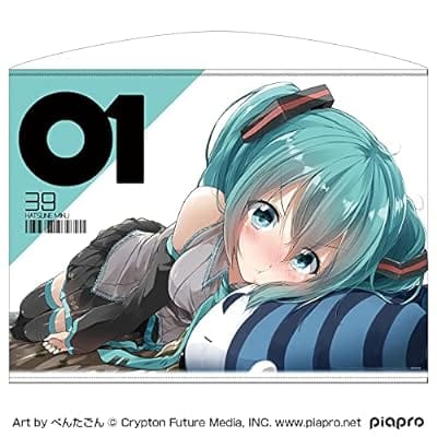 初音ミク 横型100cmタペストリー ぺんたごん Ver.