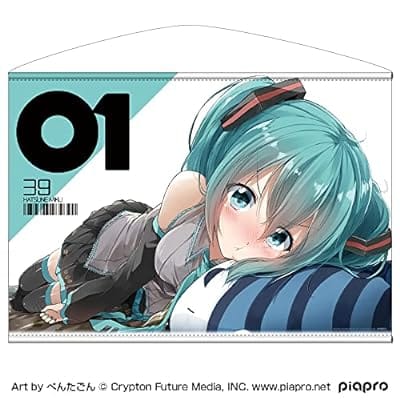 初音ミク 横型B2タペストリー ぺんたごん Ver.