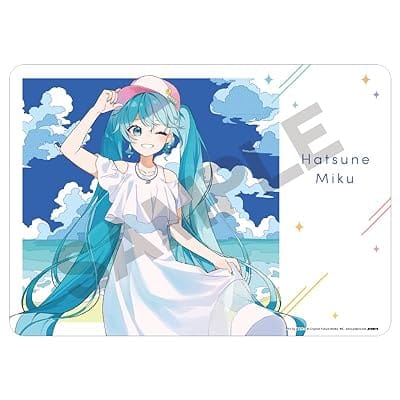 初音ミク ラバーマット 白ワンピース