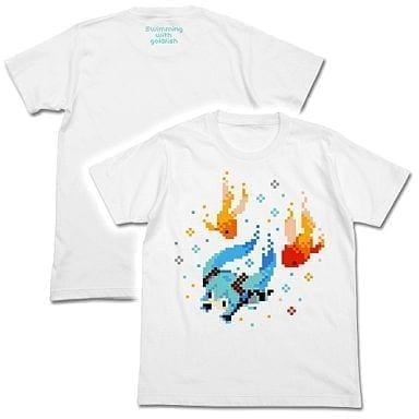 初音ミク ぷちでびる ver. 金魚Tシャツ