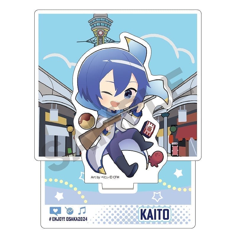 ピアプロキャラクターズ ジオラマアクリルスタンド_KAITO/エンジョイ大阪2024