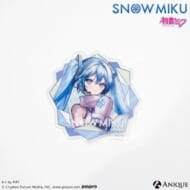 [SNOW MIKU] 雪ミク 描き下ろしイラスト 四季の移ろい 初音ミク Art by PiPi ホログラムクリアステッカー>