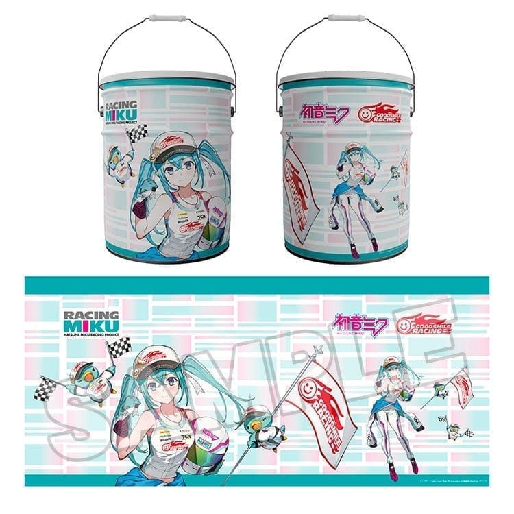 初音ミク レーシングプロジェクト レーシングミク KYOJO CUP 2024Ver. バスタオル入りペール缶