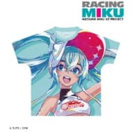 初音ミク GTプロジェクト レーシングミク 2024 Summer Holiday Ver. Ani-Art フルグラフィックTシャツユニセックス(サイズ/L)