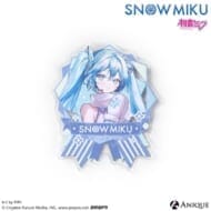 [SNOW MIKU] 雪ミク 描き下ろしイラスト 四季の移ろい 初音ミク Art by PiPi アクリルバッジ>