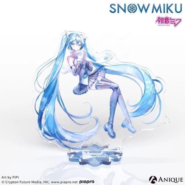 [SNOW MIKU] 雪ミク 描き下ろしイラスト 四季の移ろい 初音ミク Art by PiPi アクリルスタンド