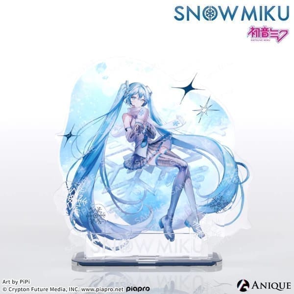 [SNOW MIKU] 雪ミク 描き下ろしイラスト 四季の移ろい 初音ミク Art by PiPi ジオラマアクリルスタンド