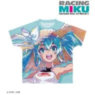 初音ミク GTプロジェクト レーシングミク 2024 Tropical Ver. Ani-Art フルグラフィックTシャツユニセックス(サイズ/XL)