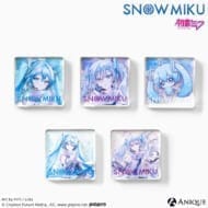 『雪ミク』 [SNOW MIKU] 雪ミク 描き下ろしイラスト【四季の移ろい】初音ミク トレーディングミニアクリルブロック(全5種)>