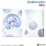 [SNOW MIKU] 雪ミク 描き起こしミニキャライラスト 四季の移ろい 初音ミク メタリッククリアファイル