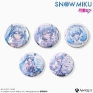 『雪ミク』 [SNOW MIKU] 雪ミク 描き下ろしイラスト【四季の移ろい】初音ミク トレーディングジュエル缶バッジ(全5種)>