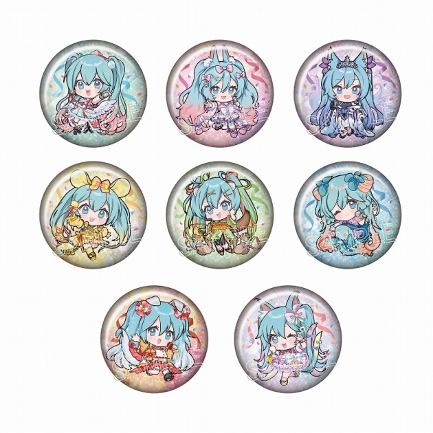 初音ミク あやかしステージ キラキラ缶バッジ