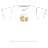 しろたん×初音ミク Tシャツ / 鏡音リン>