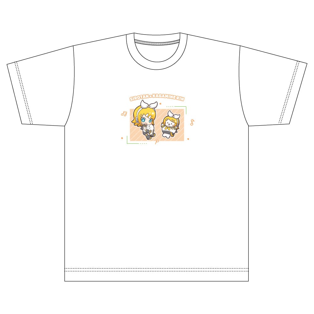 しろたん×初音ミク Tシャツ / 鏡音リン