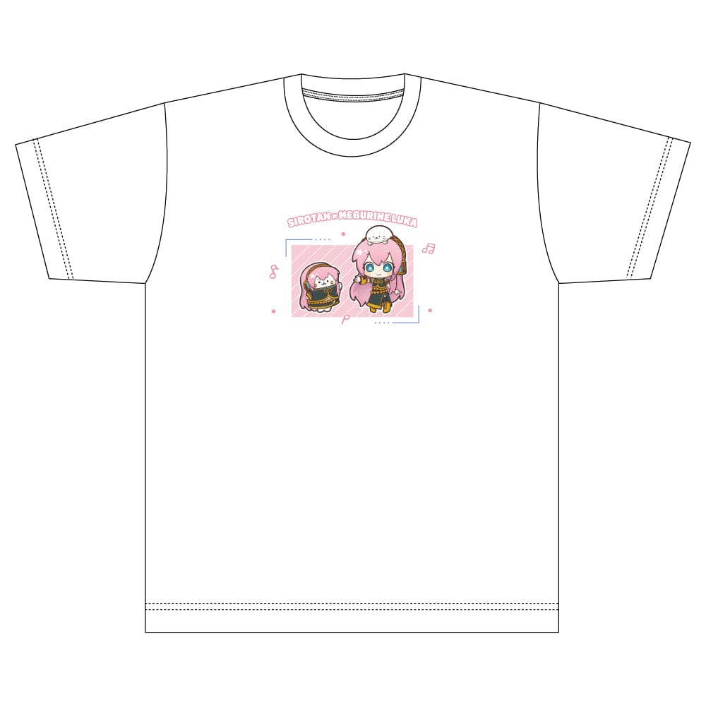 しろたん×初音ミク Tシャツ / 巡音ルカ