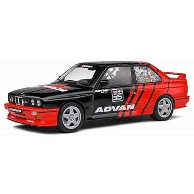 ソリド 1/18 BMW E30 M3 ドリフトチーム 1990 ブラック/レッド S1801521