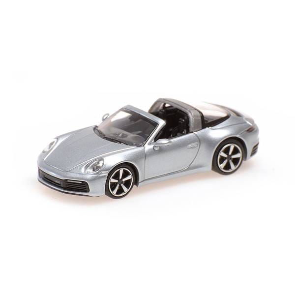 ミニチャンプス 1/87 ポルシェ 911 992 タルガ 4 2020 シルバー 870069062