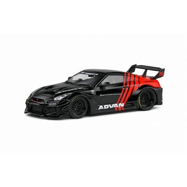 ソリド 1/43 ニッサン GT-R R35 LBWK 2020 ブラック/レッド S4311204