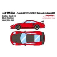 アイドロン 1/18 ポルシェ 911 991.2 GT3 RS ヴァイサッハ Package 2018 ガーズレッド EML072J