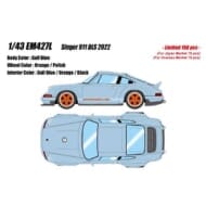 アイドロン 1/43 シンガー ポルシェ 911 DLS 2022 ガルフブルー EM427L