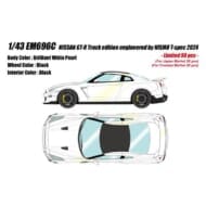 アイドロン 1/43 ニッサン GT-R Track edition engineered by NISMO T-spec 2024 ブリリアントホワイトパール EM696C