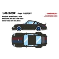 アイドロン 1/43 シンガー ポルシェ 911 DLS 2022 ビジブルカーボン/ストライプ EM427N