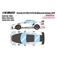 アイドロン 1/18 ポルシェ 911 991.2 GT3 RS ヴァイサッハ Package 2018 ホワイト EML072I