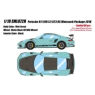 アイドロン 1/18 ポルシェ 911 991.2 GT3 RS ヴァイサッハ Package 2018 ミントグリーン EML072H