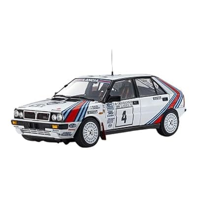 京商 1/18 ランチア デルタ HF 4WD No.4 1987 WRC 1000湖ラリー ウィナー M.Alen/I.Kivimaki
