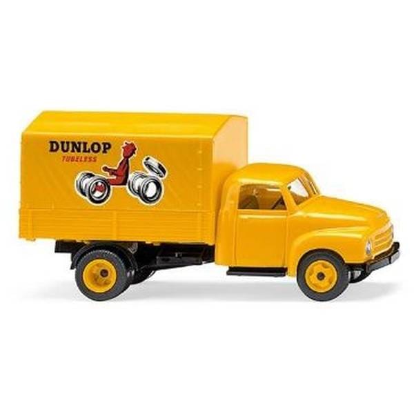 ヴィーキング 1/87 オペル ブリッツ フラットベッドローリー 「Dunlop」