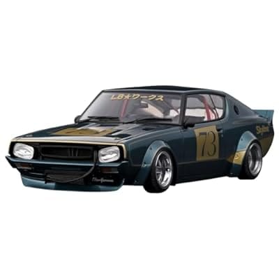 イグニッションモデル 1/18 LB-WORKS Kenmeri 2Dr ニッサン スカイライン グリーンメタリック