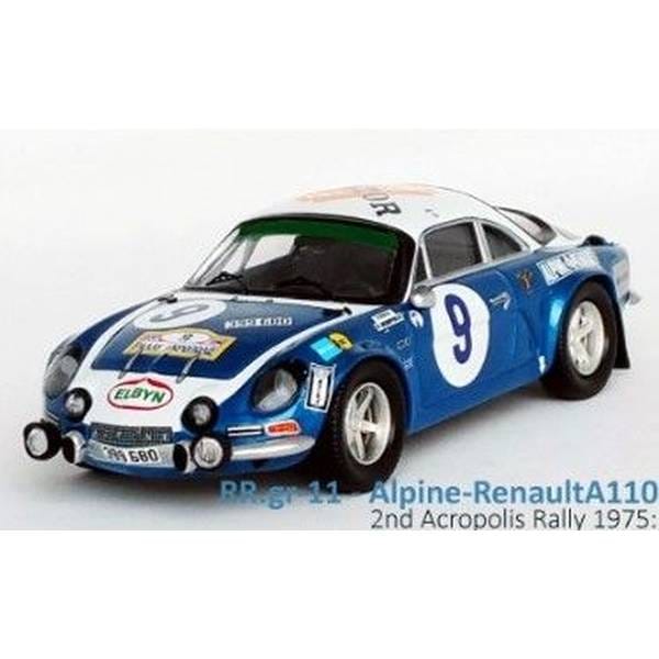 トロフュー 1/43 アルピーヌ ルノー A110 No.9 1975 WRC アクロポリス・ラリー 2位 Sciroco/M.Andriopoulos