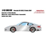 アイドロン 1/43 ポルシェ 911 997.2 ターボ 2010 GTシルバーメタリック