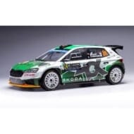 イクソ 1/18 シュコダ ファビア ラリー2 No.24 2023 WRC ラリー・モンテカルロ N.Gryazin/K.Aleksandrov